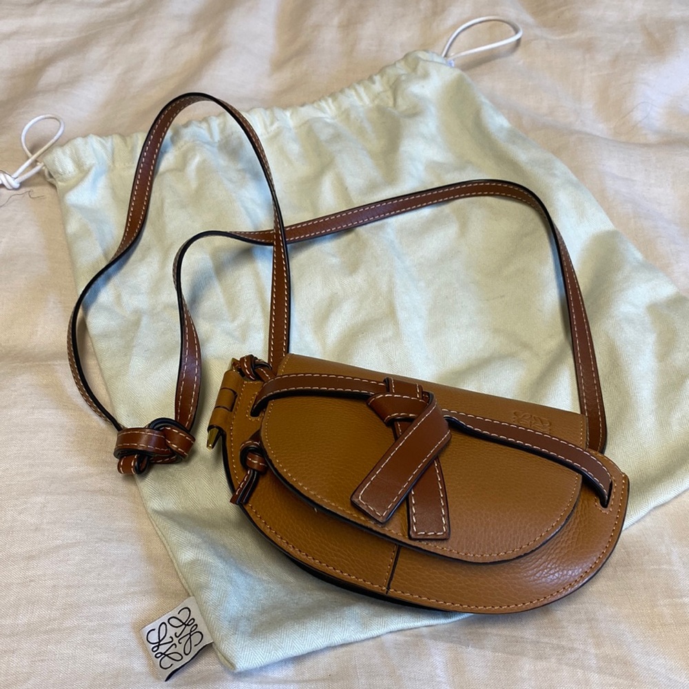 Loewe Gate Mini Leather Shoulder Bag